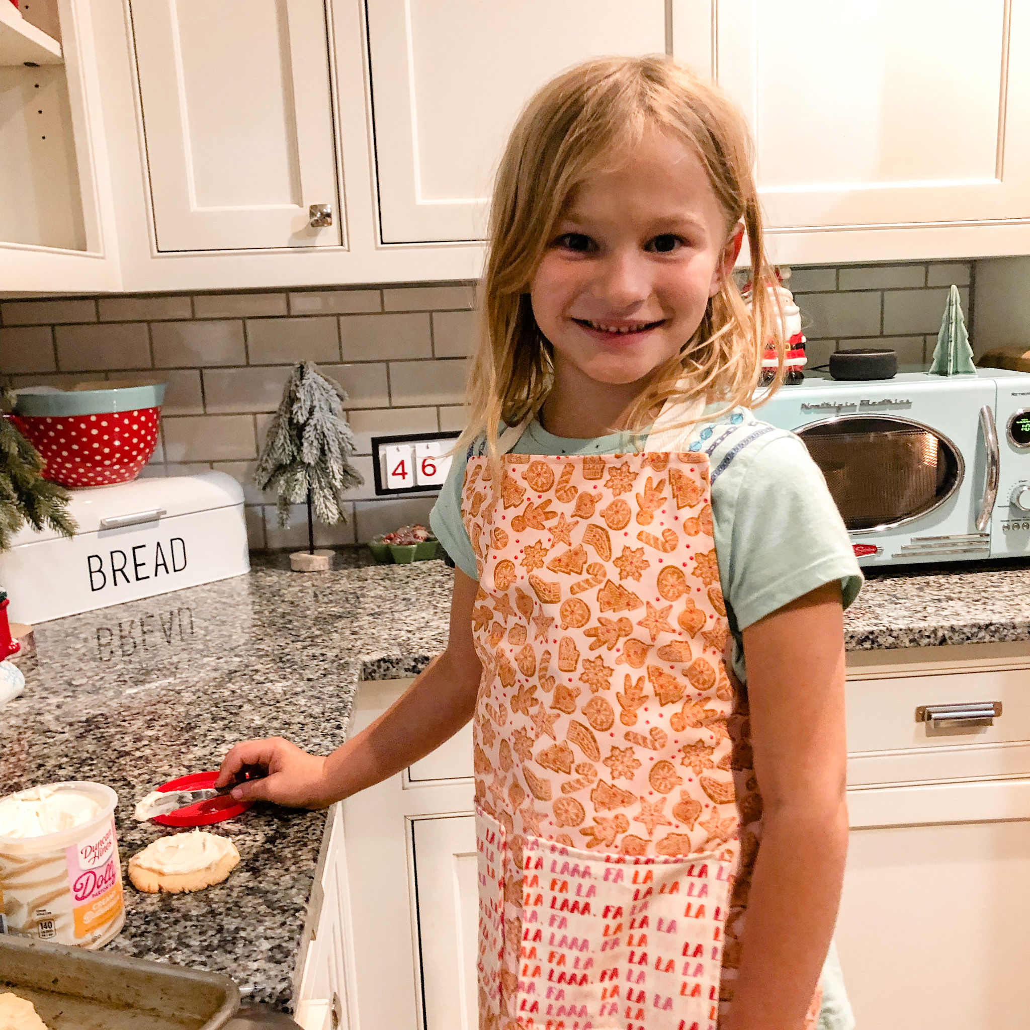 Baking Apron for Kids Christmas, Apron for Kids Baking Apron for Girls -  Stitch and Quilt Baby Boutique